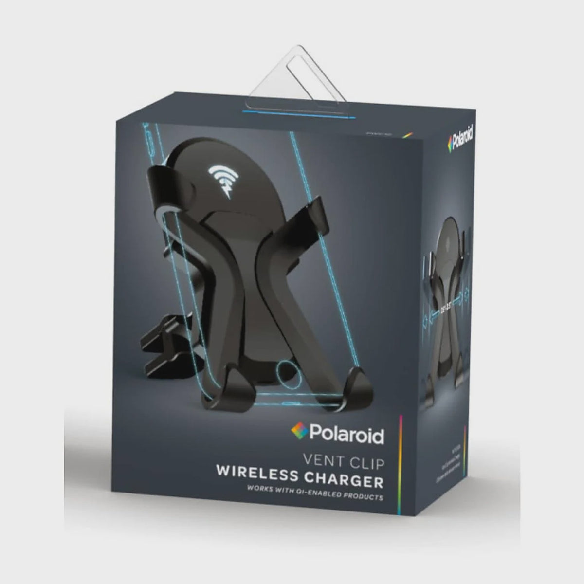 POLAROID Charger Wireless Vent Clip PWC10BK