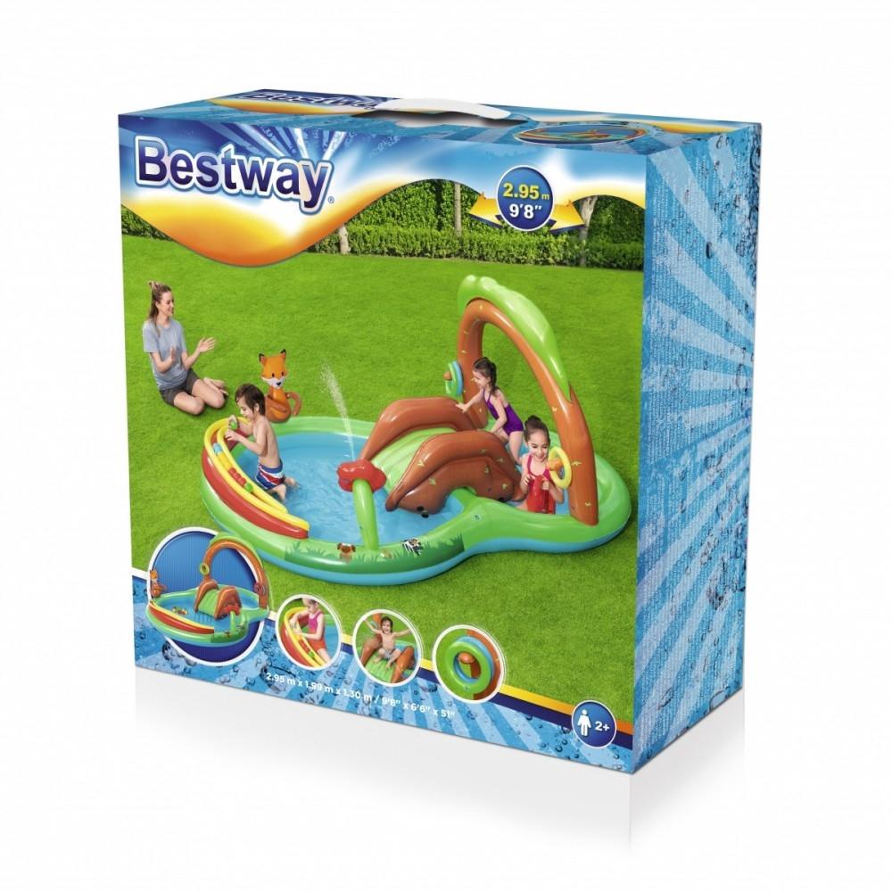 BESTWAY Pool 53093 9' 8" X 6' 6" X 51" Aquatic Play Center