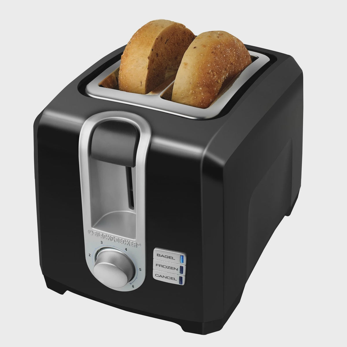 BLACK AND DECKER Toaster 2 Slice Black & Decker T2569B Black