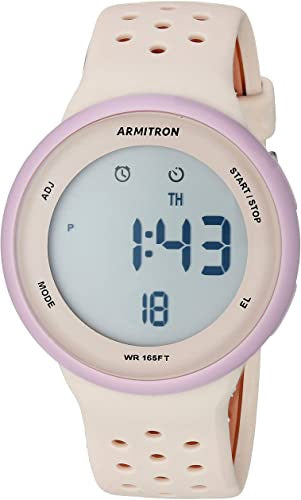 ARMITRON Watch Sport Unisex Digital Chronograph Silicone Strap 8423