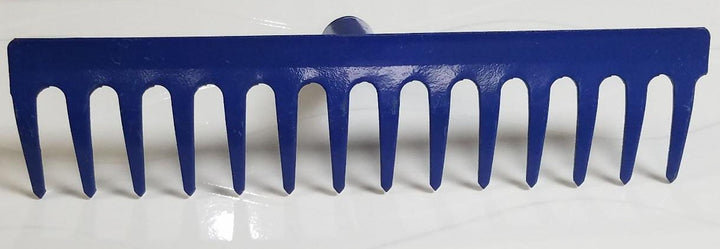 SINGH'S SUNSET Rake Metal 14 Teeth Blue W/O/STICK