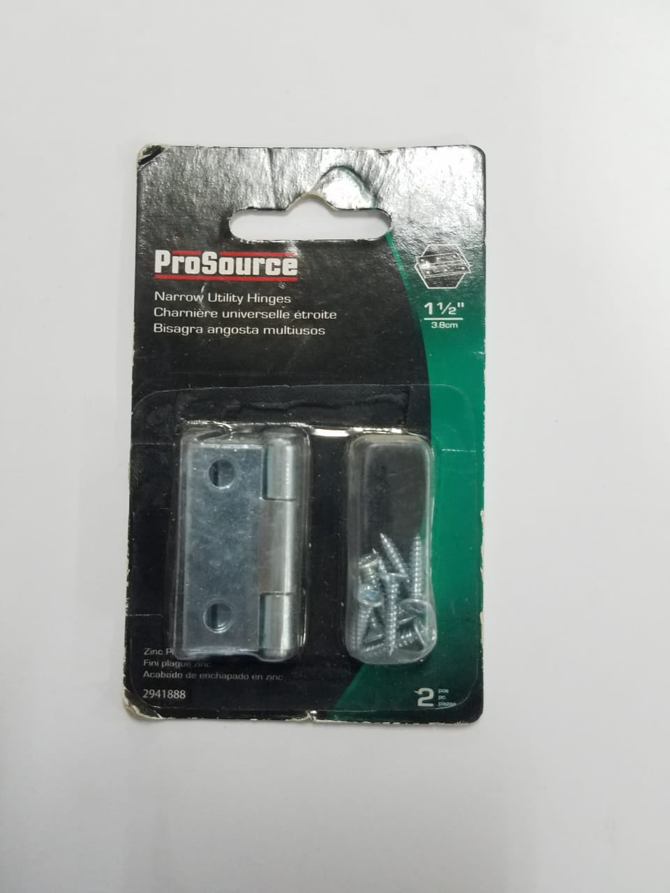 PROSOURCE Butt Hinges 1 1/2" Nickle 2941888