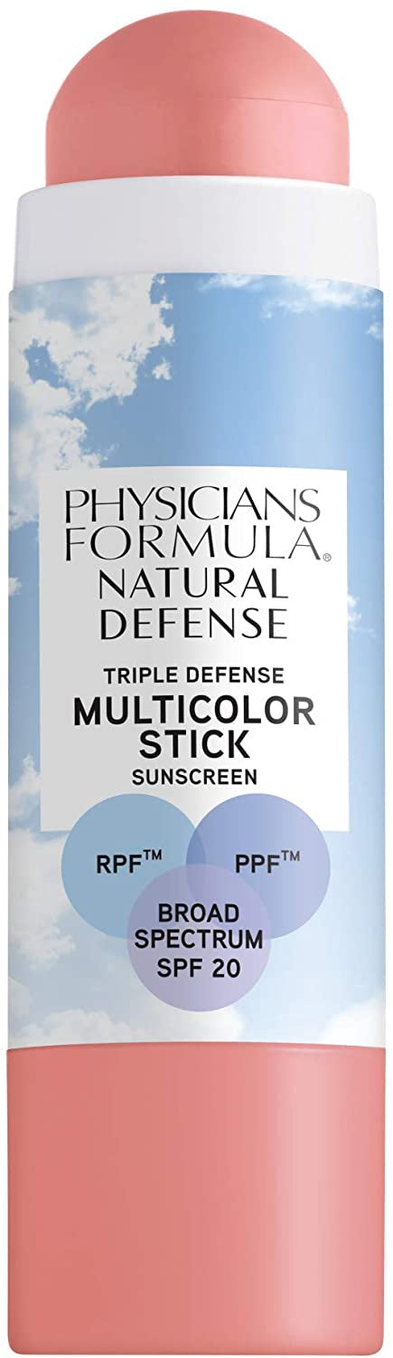 PHYSICIANS FORMULA Makeup Natural Defense Triple Defense Multicolor Stick with Spf 20 Soft Pink 0.26OZ