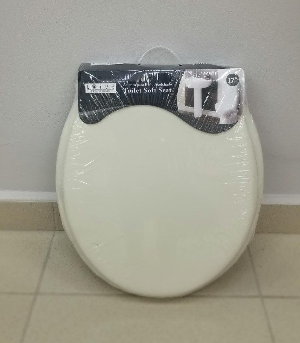 LOTUS Toilet Seat Soft 17" Cream #LHC-8407