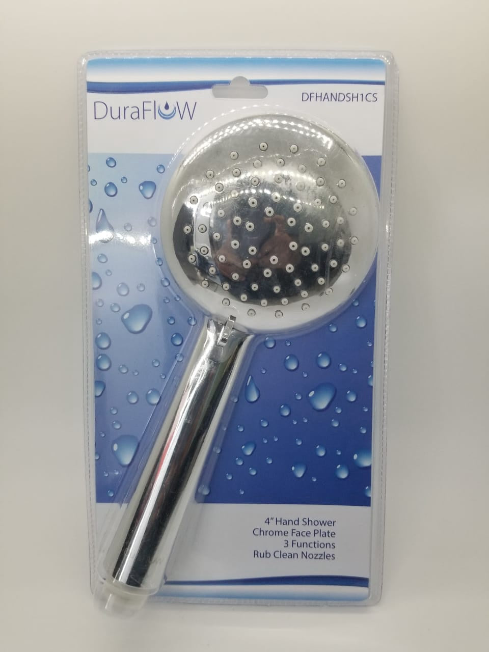 DURAFLOW Shower Hand Held 4" DFHANDSH1CS 3 Function