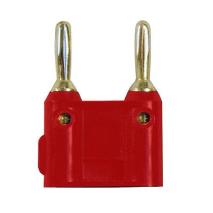 AUDIO PIPE Plug Banana Male Double (2PIN) NB-117R Red & Gold Nippon America