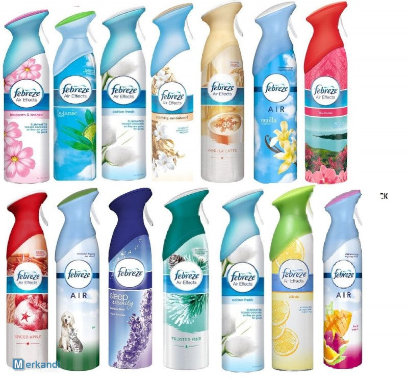 FEBREZE Spray Air Fresheners Mist Aerosol Eliminate Odors 8.8OZ 250G