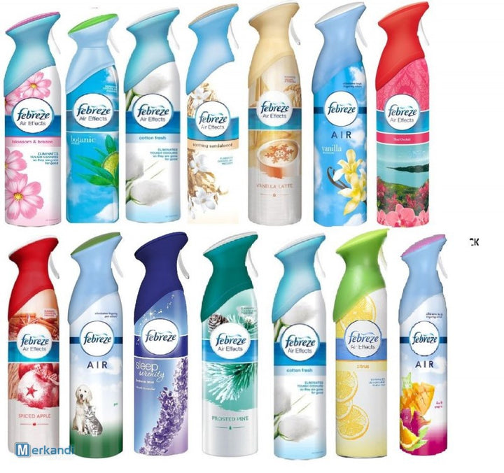 FEBREZE Spray Air Fresheners Mist Aerosol Eliminate Odors 8.8OZ 250G
