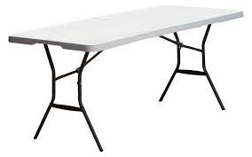 LIFETIME Plastic Table White Folding 6FT 852-5011