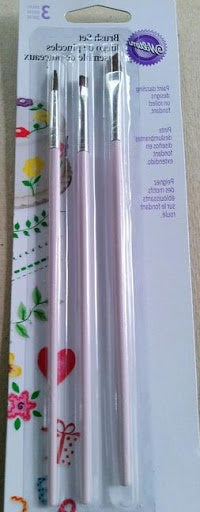 WILTON Baking Brush Set 3-PIECE for Cake Decoration 1907-1207