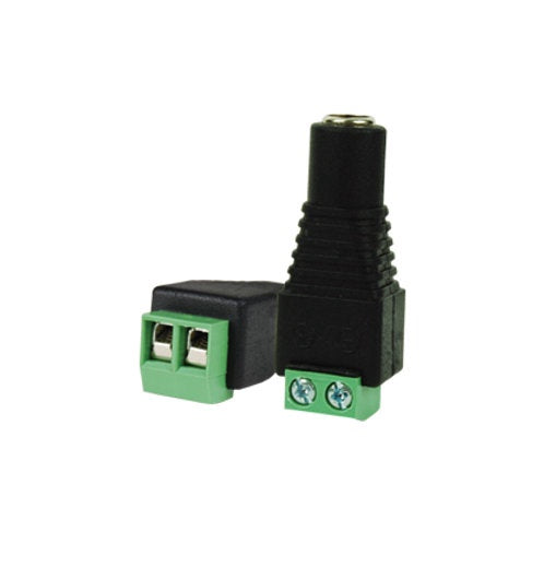 NIPPON AMERICA Security Plug DC Female CC-TERM12SK with Screw 2.1 X 5.5 X 9MM Na Pair
