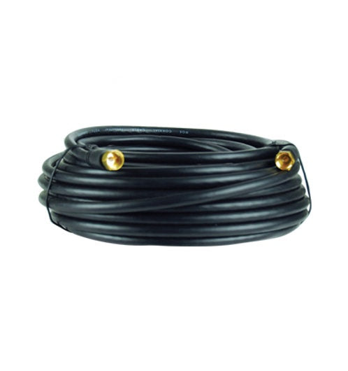 NIPPON AMERICA Antenna Cable RG-6 50FT N-214-50GB Black Gold End
