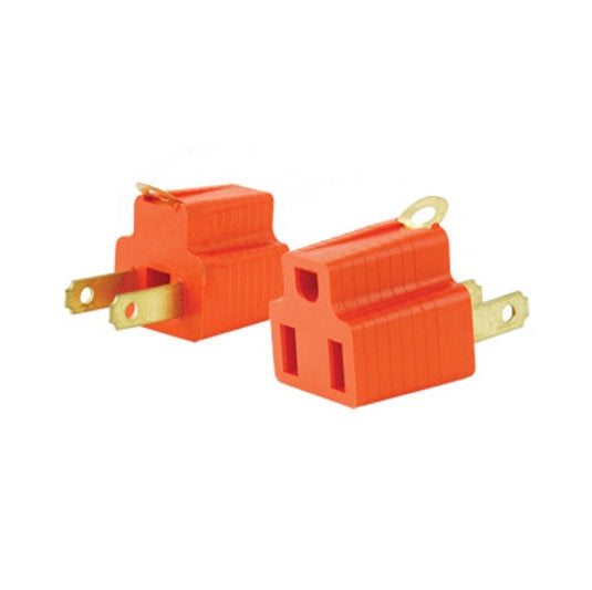 NIPPON AMERICA Adaptor 3 Pin - 2 Pin BL-P-514 Orange Na