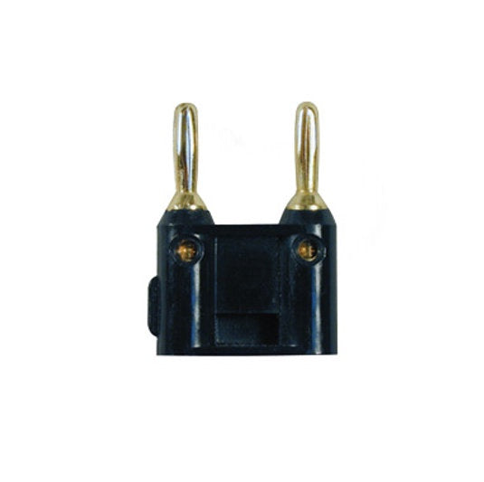 AUDIO PIPE Plug Banana Male Double (2PIN) NB-117B Black & Gold Nippon America