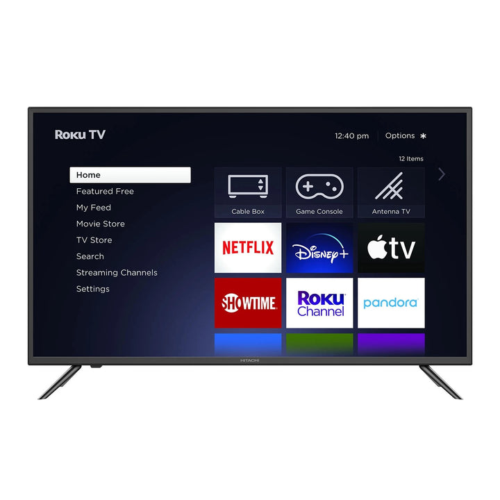 HITACHI Television 32" 32RC23 LED Smart 720P HD Ruku TV