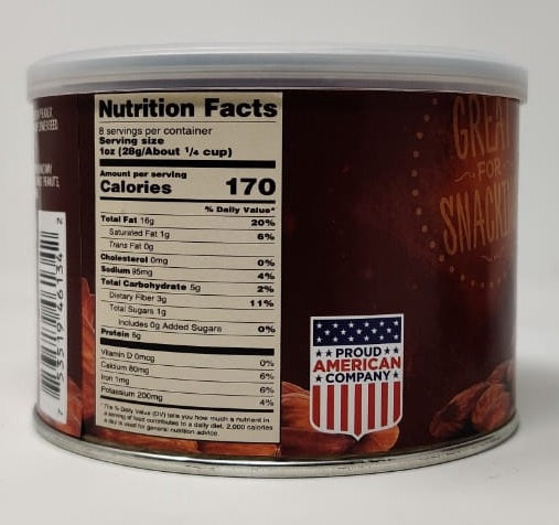 IMPERIAL Nuts Roasted Almonds Salted 8OZ 227G