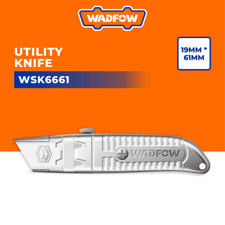 WADFOW Knife Utility WSK6661 61 X 19MM Aluminum Alloy