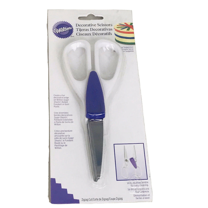 WILTON Baking Zigzag Cut Decorative Scissors 1907-1027