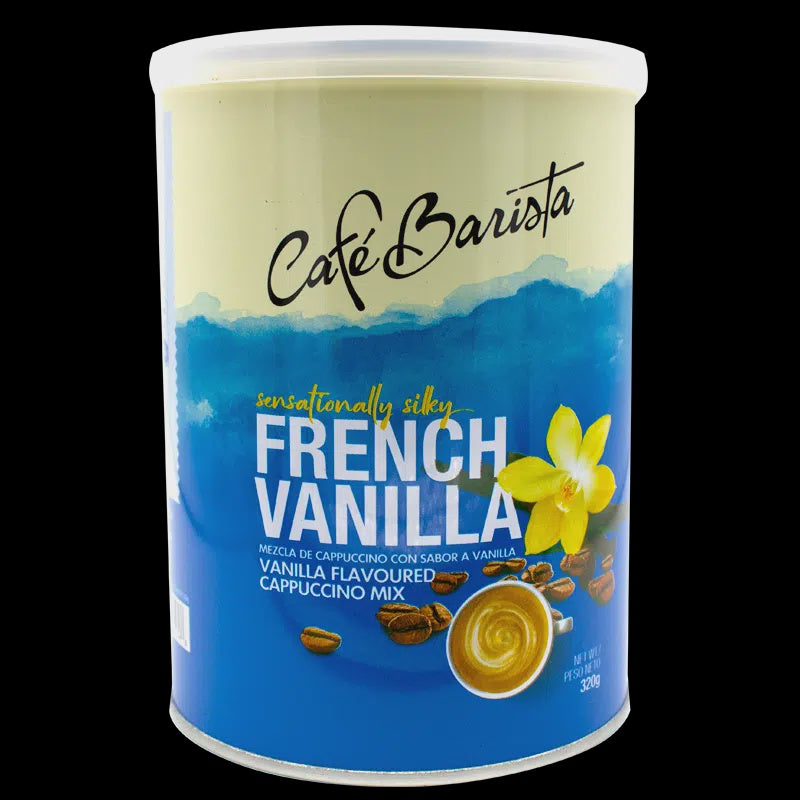 CAFE BARISTA French Vanilla Tin Flavoured Cappuccino Mix 320G