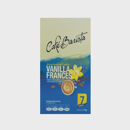 CAFE BARISTA French Vanilla Box Flavoured Cappuccino Mix 7PACKS 175G