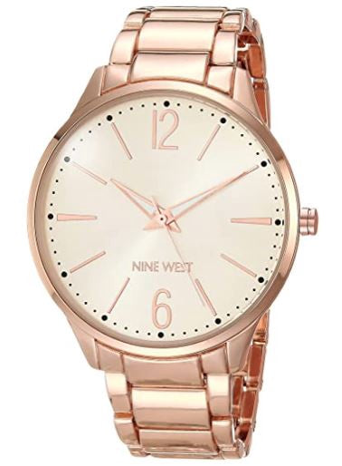 NINE WEST Watch Women's Bracelet Rose Gold 2568RGRG