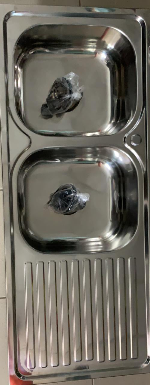Sink D/BOWL S/DRAIN with Waste 47X20 AP1250A