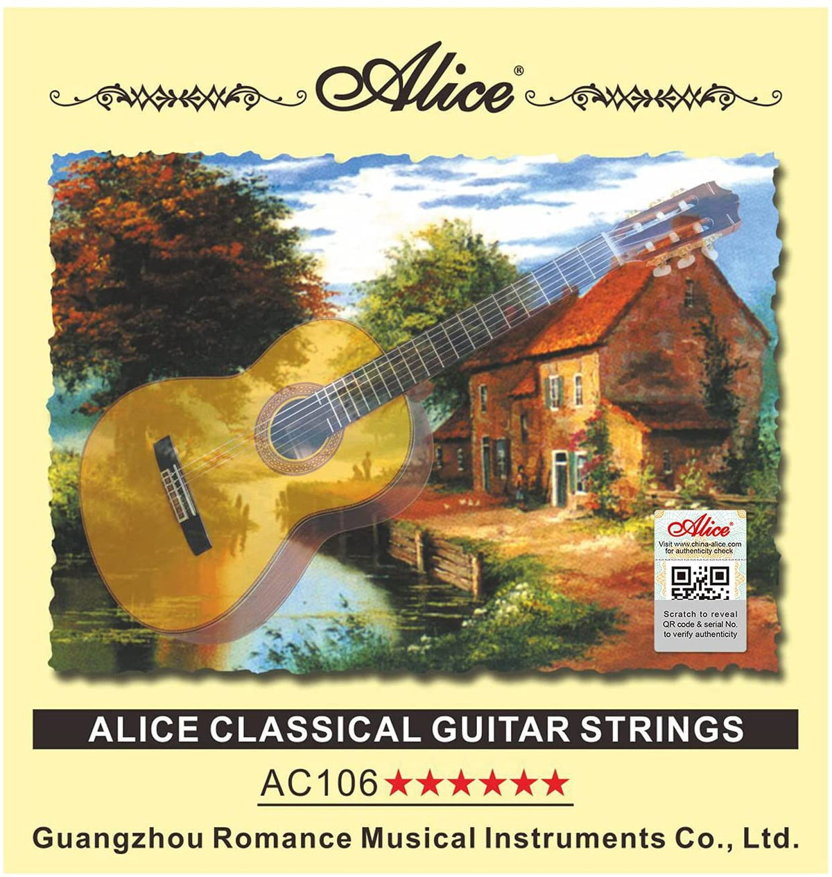 ALICE Guitar String AC106-H-5 5TH String Only Classic Medium Hard Tension