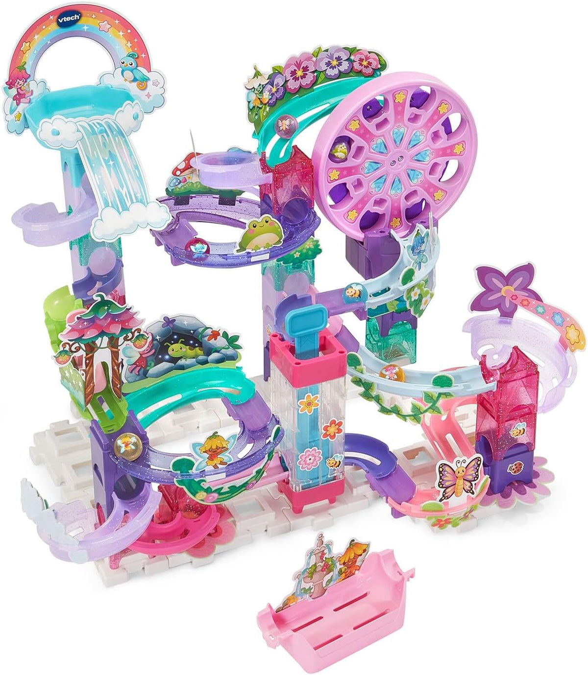 VTECH Toy Marble Rush Magic Fairyland Playset with Electronic Ferris Wheel