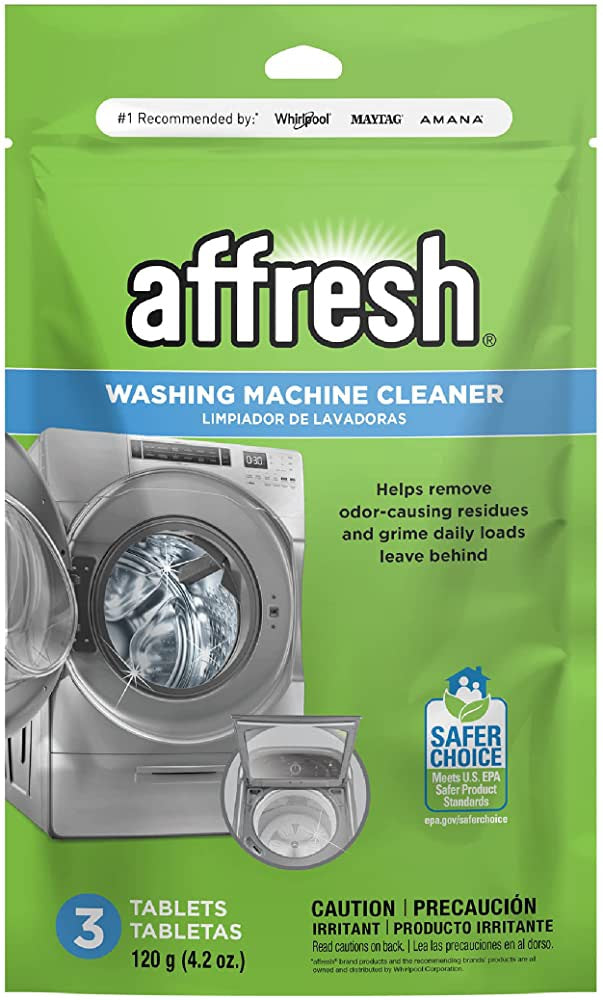 AFFRESH Washing Machine Cleaner 3 Tablets Front & Top Load Washer He 120G 4.2OZ