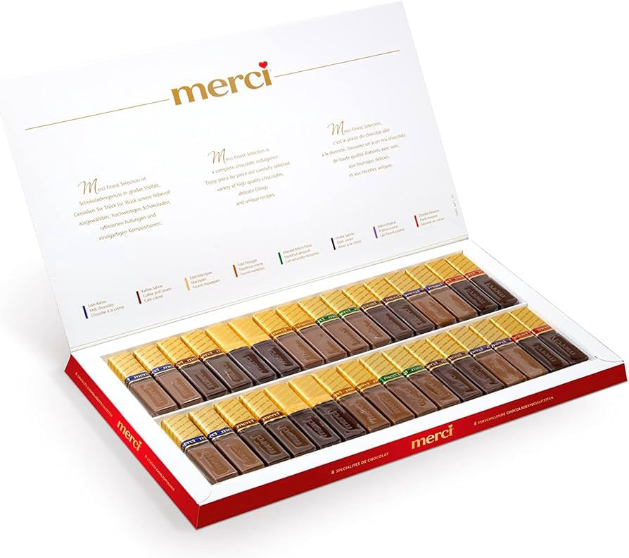 LINDT Merci Finest Assortment of European Chocolates 400G