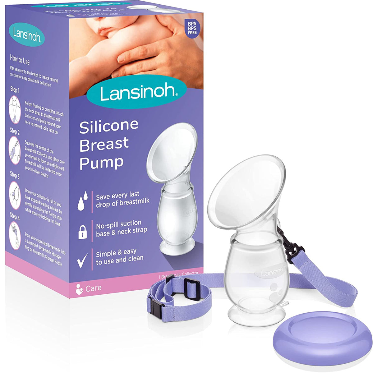 LANSINOH Breast Pump Silicone 4OZ