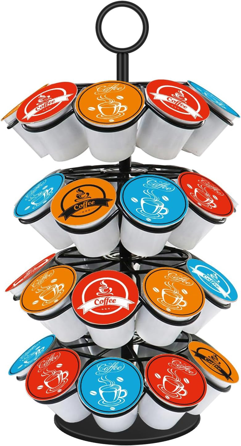 Coffee Pods Carousel Storage Rack 36 .