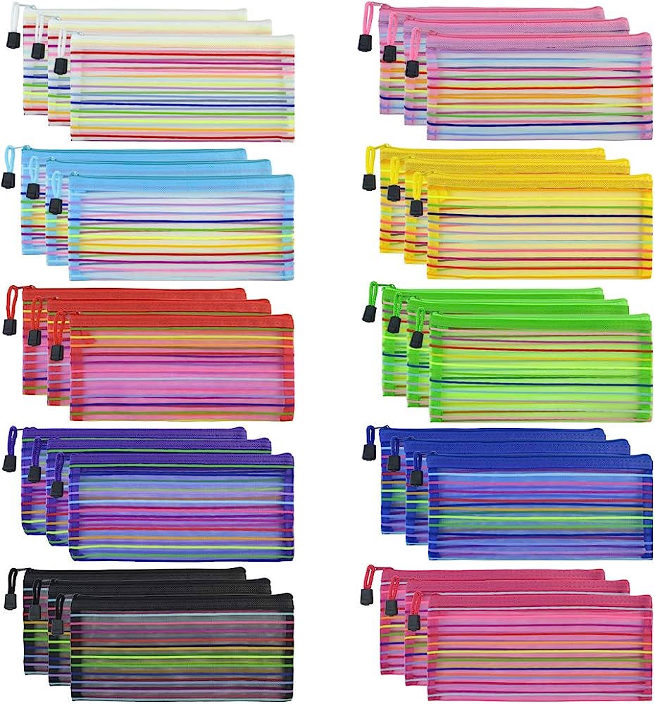 Stationery Pencil Case / Pouch Stripe