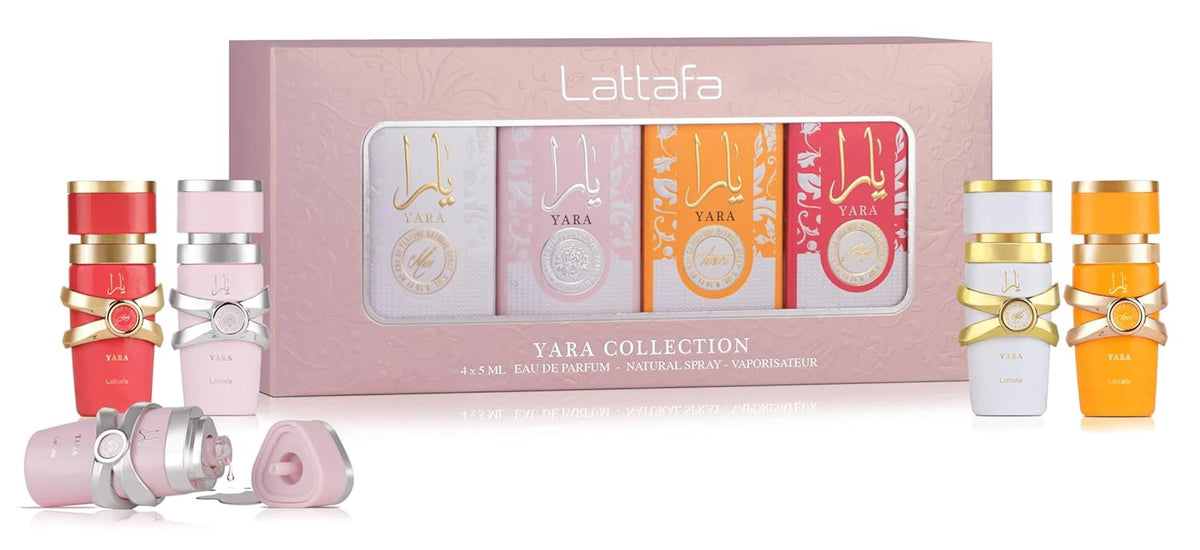 LATTAFA Fragrance Yara Collection 4PC Mini Travel Size