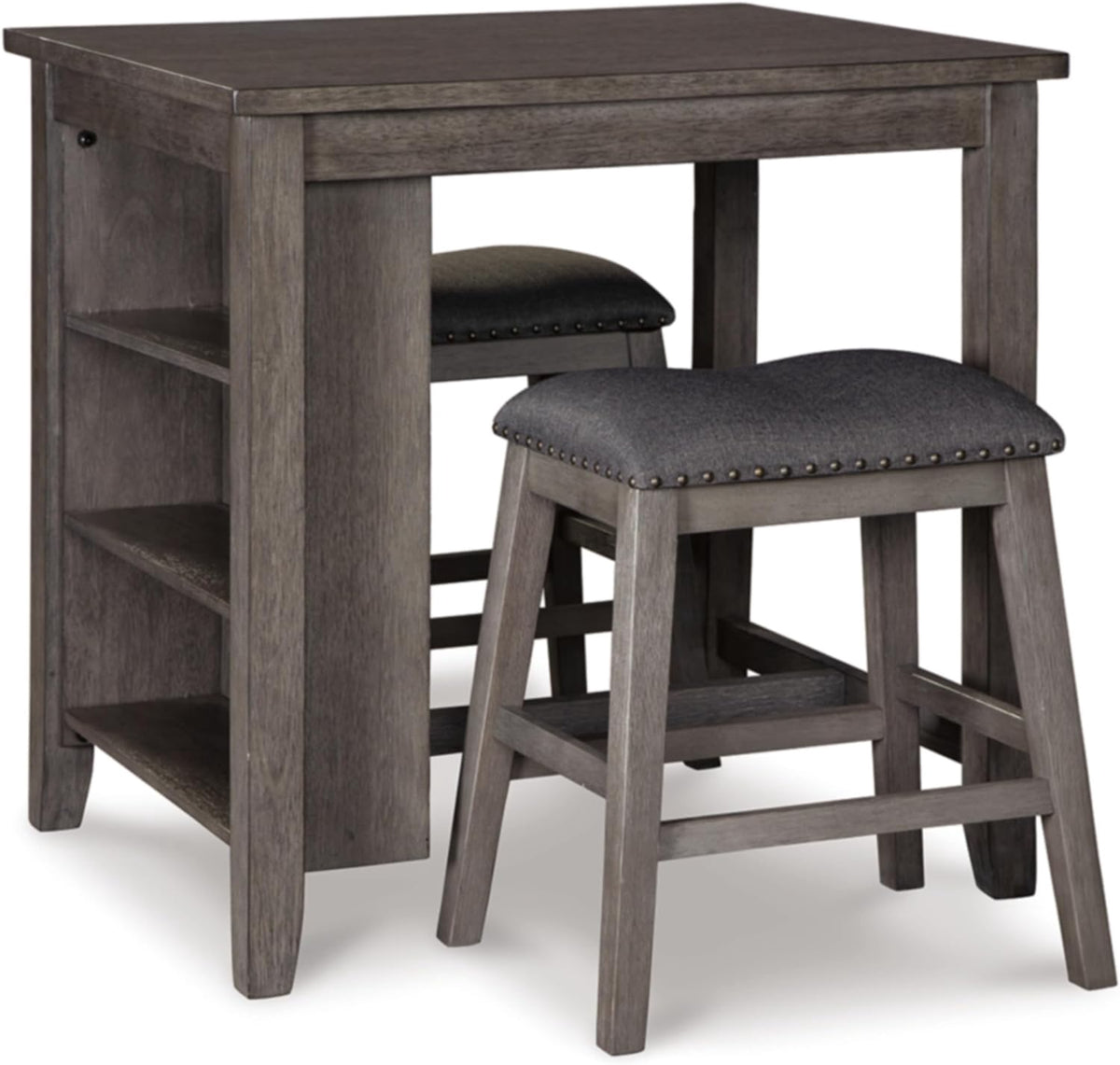 ASHLEY Dining Set Signature Design by Counter Height W/BARSTOOLS D388-113