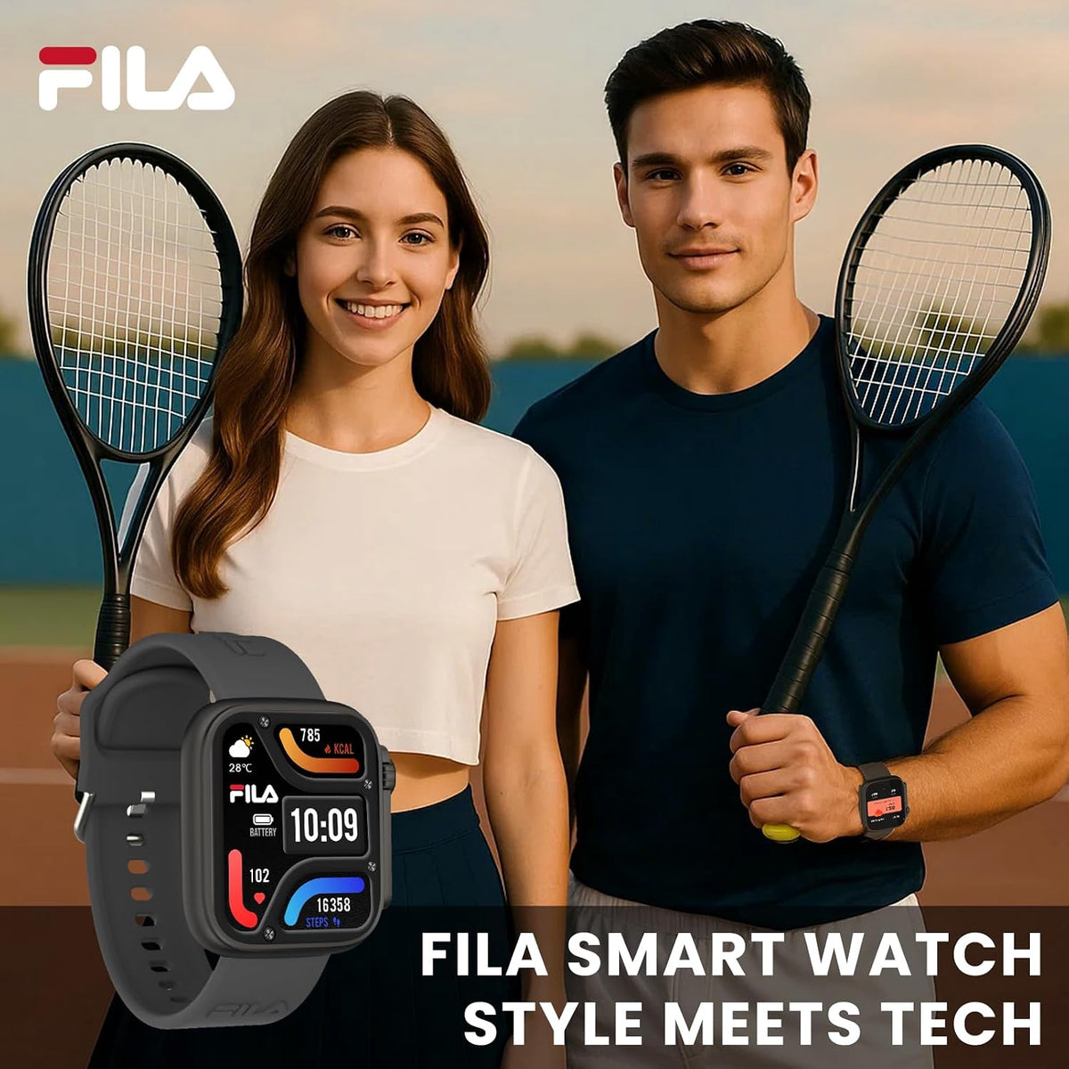 FILA Watch Smart Fitness Tracker Bluetooth SW70 Rose