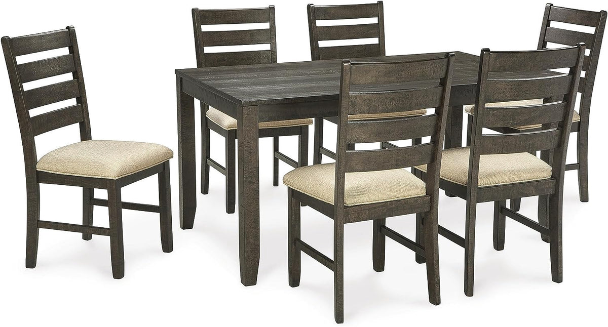ASHLEY Dining Set Signature Design by Rokane D397-425 W/6 Chairs