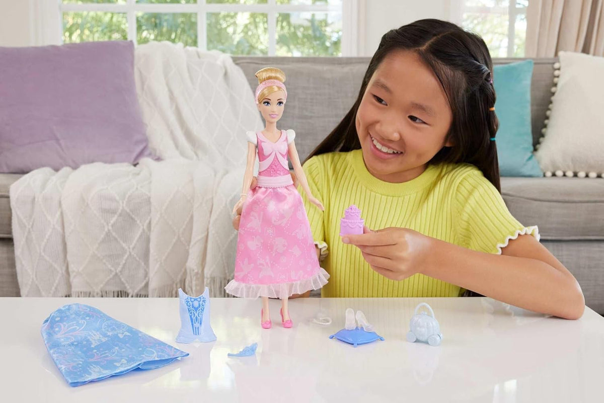 DISNEY Toy Doll Princess Cinderella with Accessories