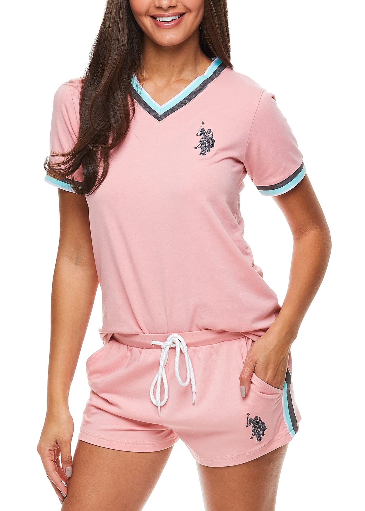 US POLO ASSN. Women PJ/LOUNGEWEAR Set Us Polo Shorts Plus