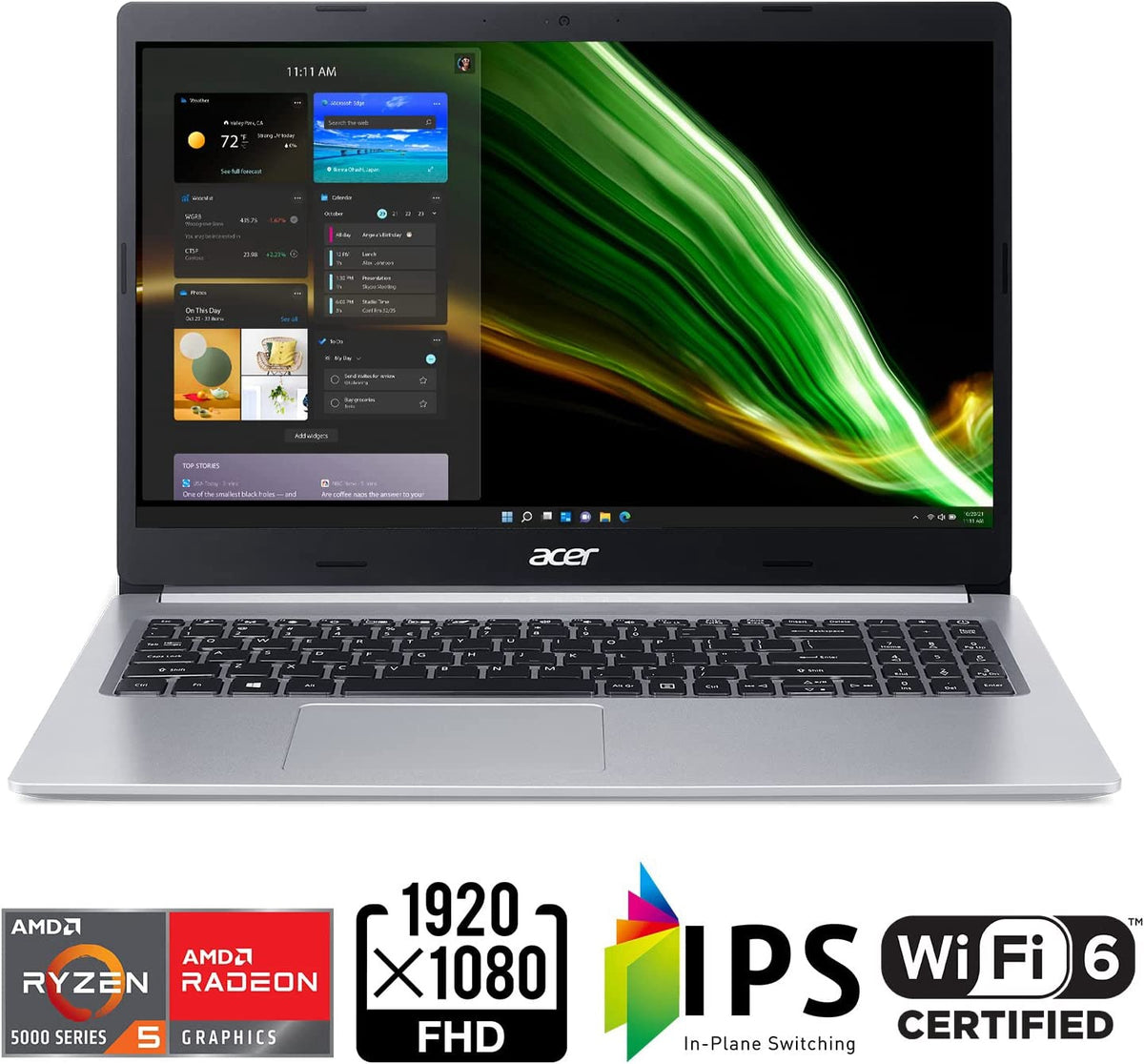 ACER Laptop Aspire 5 A515-45-R74Z Win 11 Pure Silver