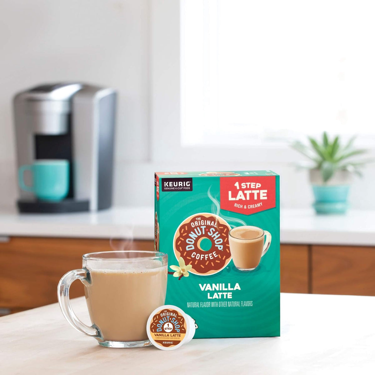 THE ORIGINAL DONUT SHOP Coffee K-CUP Keurig Donut Shop Vanilla Latte 20 Count