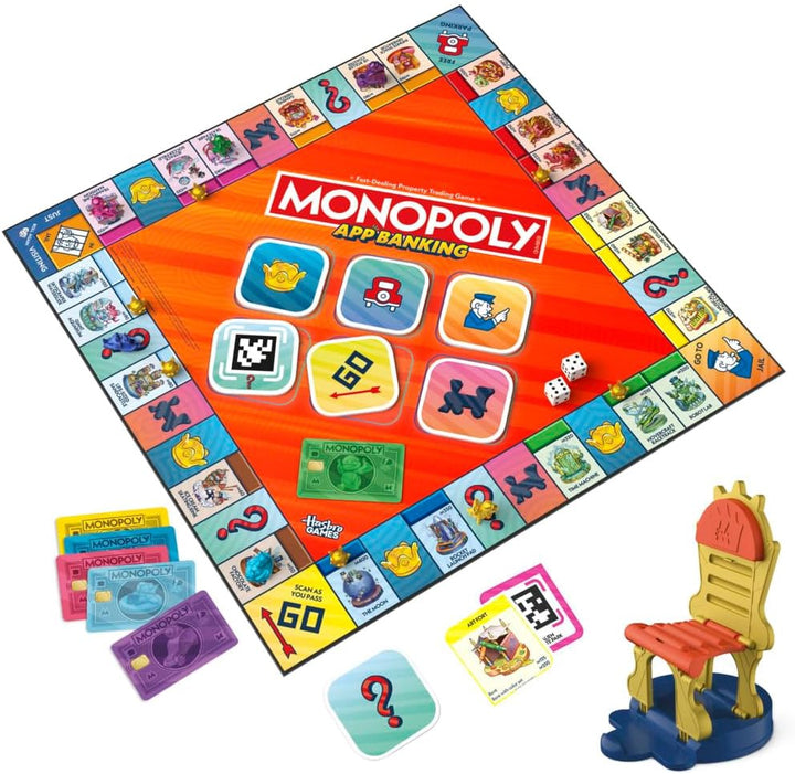 HASBRO Game Monopoly App Banking