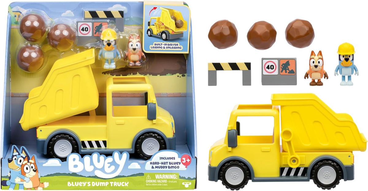 BLUEY Toy Dump Truck Playset