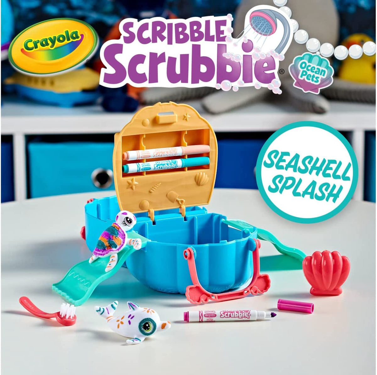 CRAYOLA Toy Scribble Scrubbie Pets Ocean Playset