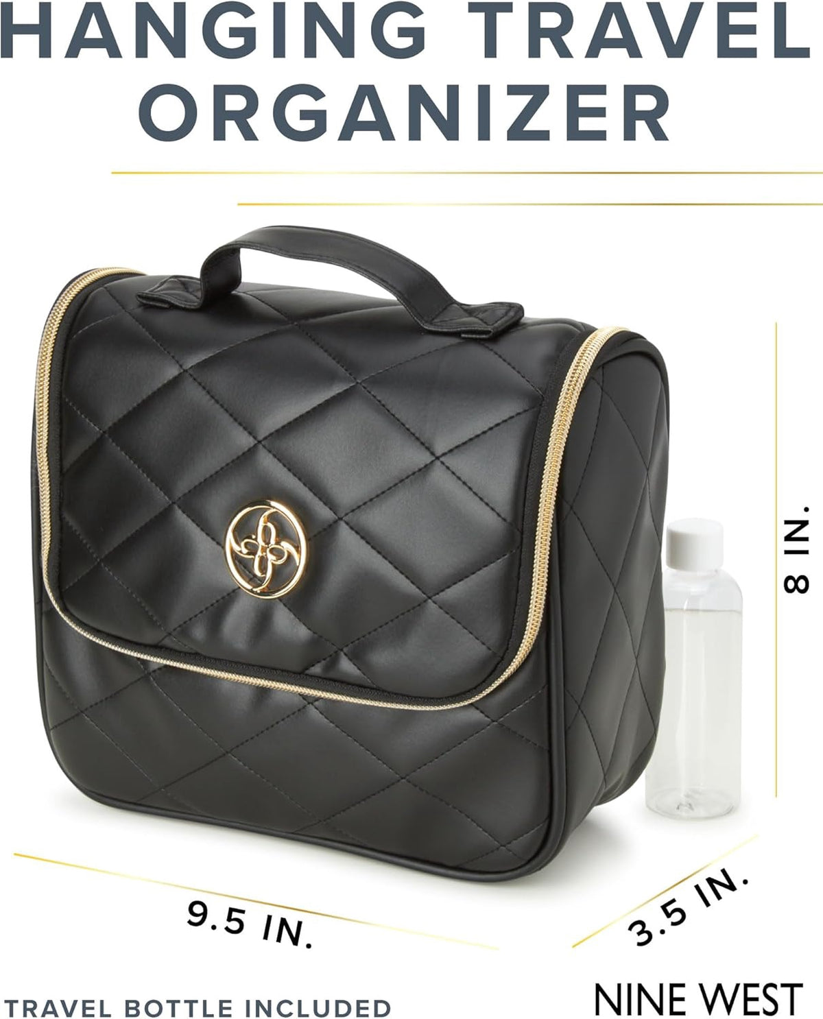 NINE WEST Bag Travel Case Hanging Toiletry Cosmetics