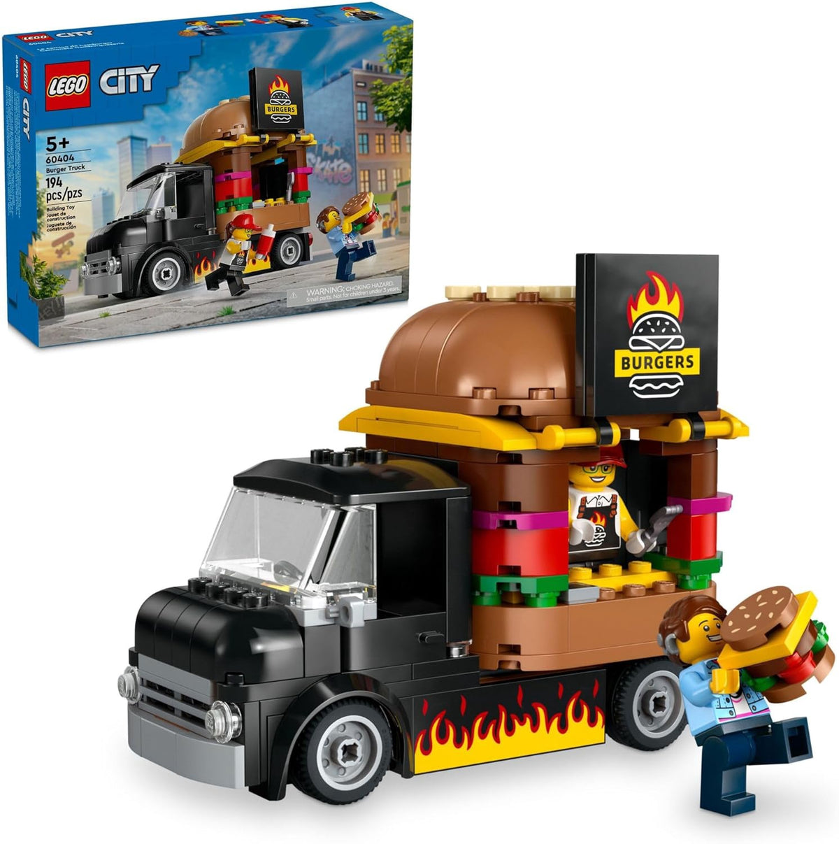 LEGO Toy City Burger Truck 194PCS 60404
