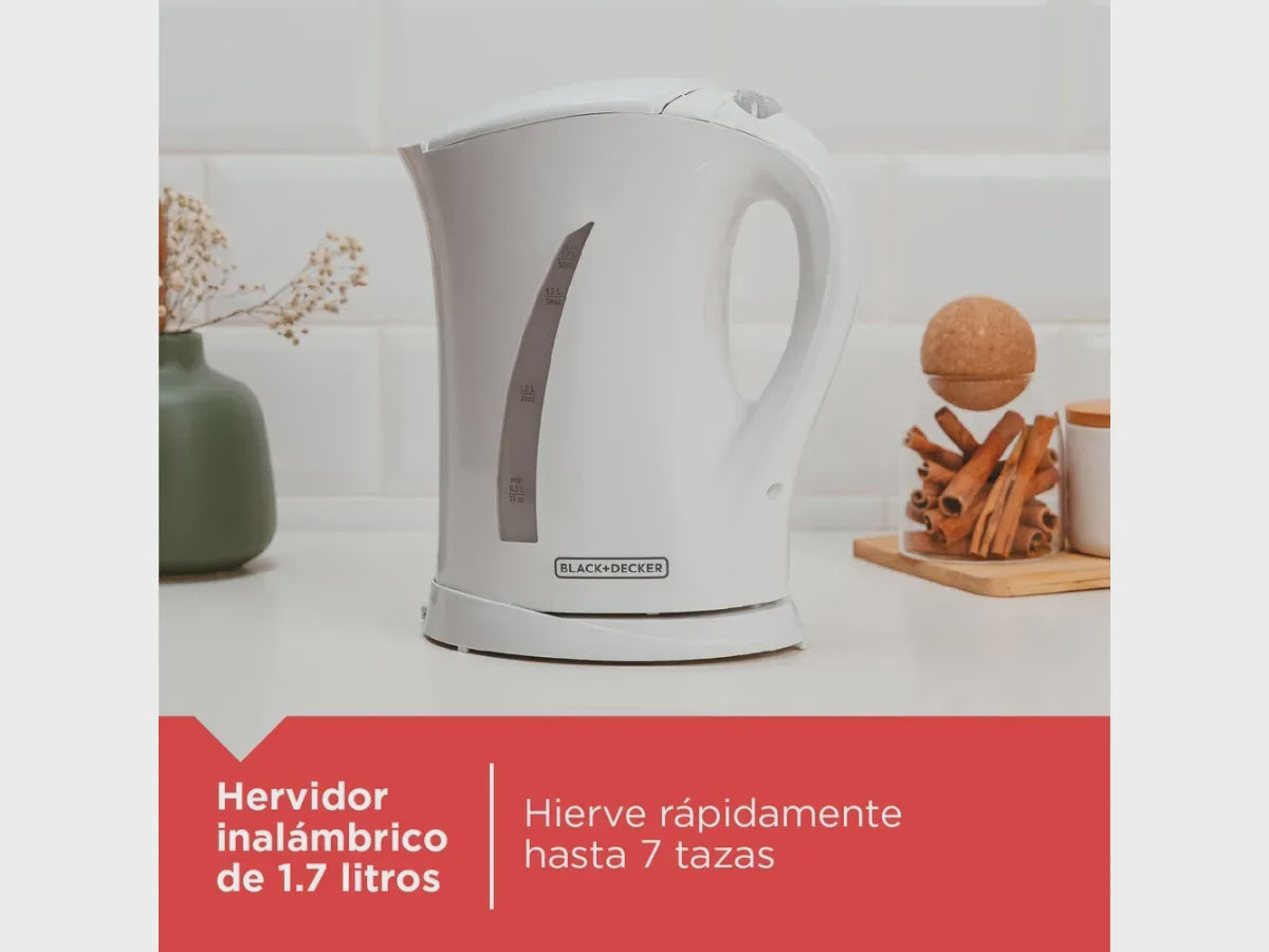 BLACK AND DECKER Kettle Black & Decker JKCBD7876W Cordless