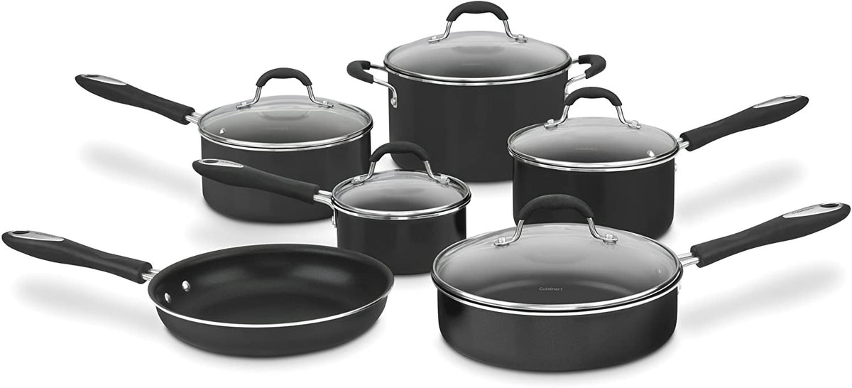 CUISINART Pot Set 11PCS 55-11BK Advantage NON-STICK