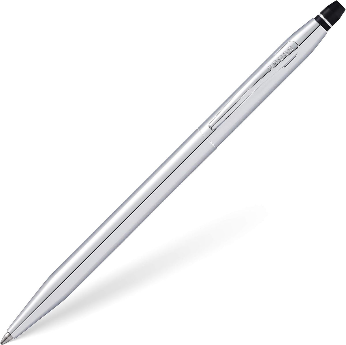 Stationery Pen Cross Click Ballpoint Chrome Polished AT0622-101
