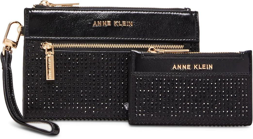 ANNE KLEIN Bag Clutch & Card Case 2PC Gift Set